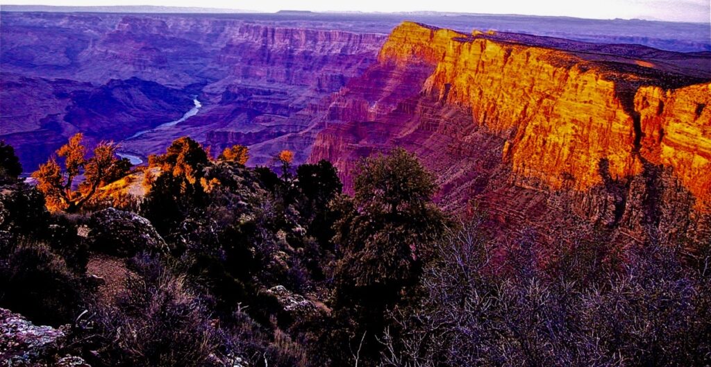 Grand Canyon at golden hour, Arizona